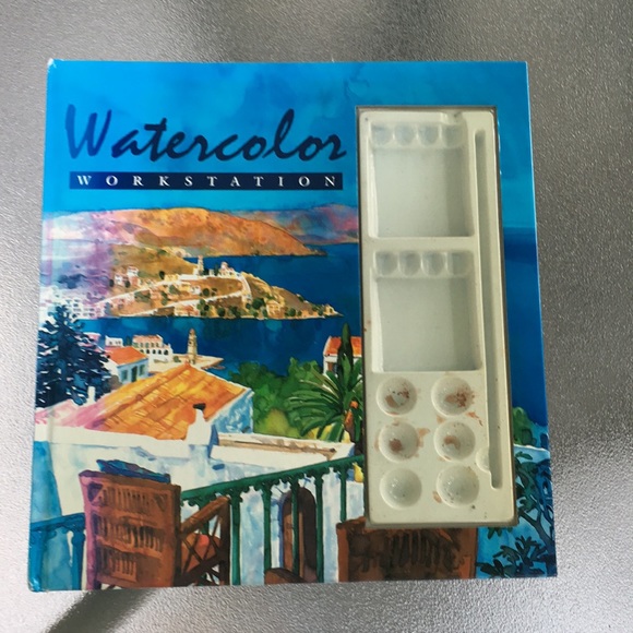 Watercolor workstation how-to book
